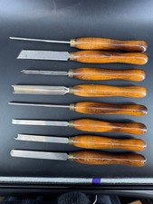 VTG Set of Crown Woodworking Tools Wood Carving Chisels picture
