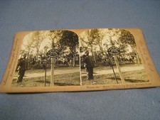 Antique 1899 Where the Maine Heroes Lie Buried Havana Cuba  Stereoscope Card picture