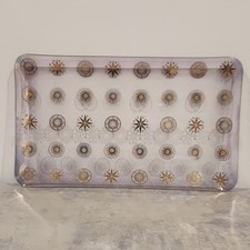 Vintage Dorothy Thorpe Glass Serving Tray  14.5