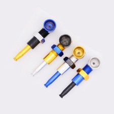 4Pcs Metal Filter Tobacco Smoking Pipe Pocket Herb DIY Pipes Screw Random Color picture