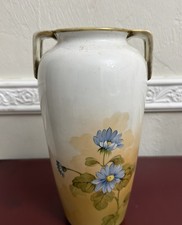 Antique Nippon Morimura Bros Butterfly/Blue Daisy 10