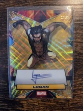 2025 Topps Chrome Marvel Logan Facsimile Auto #23/50 Gold Logan picture