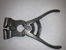 VINTAGE— L S STARRETT MUSIC WIRE CUTTER- Date/Stamp-Sept. 28, 1898-ORF CO picture