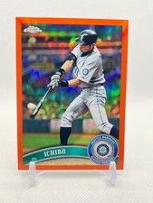 Rare 2011 Topps Chrome Orange Limited Parallel Ichiro Suzuki #cc6d6f picture