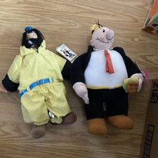 Vintage Popeye 14” Brutus/ Doll Plush &Vinyl Presents 1985 + Wimpy Kelly toy picture