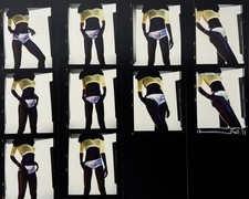Original Studio Contact Sheet Print – Fashion / Beauty Model James Mountford picture