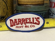 Darrell’s Hoff Oil Co Patch Vintage GAS STATION picture