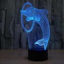 DOLPHIN 3D ILLUSION LAMP picture