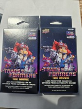 Upper Deck Transformers: The Movie 2 Boxes 12 Cards Peter Cullen Signed picture