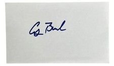 George W Bush Signed 3x5 Index Card 43rd President Autographed JSA LOA COA picture