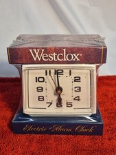 Vintage Westclox Electric Alarm Clock NOS NEW SEALED picture