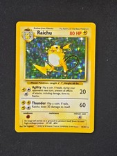 Raichu # 14 Base Set Excellent picture