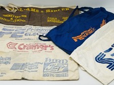 5 Vtg Advertising Canvas Waist Nail Aprons Cramers Friedman Electric Milwaukee picture