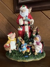 Pipka Memories of Christmas #10114 Tea Time Santa Musical w/COA Limited to 950 picture
