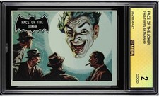 1966 Batman #9 Face of the Joker MBA 2 Good picture