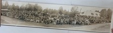 1934 antique JF McELWAIN Co CANOBIE LAKE PARK salem nh PANORAMIC PHOTO rolled picture