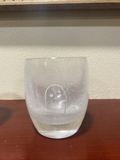 Extremely Hard to Find Glow In The Dark Halloween Ghosts Glassybaby Votive picture