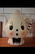 New Johanna Parker Halloween Gus the Ghost Bow Tie Spooky Vintage Decor Teapot picture