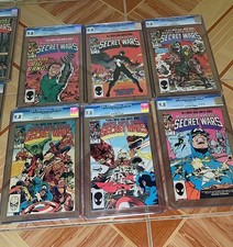 Secret Wars #1–12 Complete Set CGC 9.8 Direct Edition Marvel 1984 Full Run picture