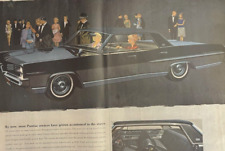 1964 Pontiac Bonneville vintage print ad - 2 page ad picture