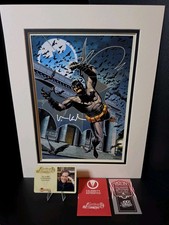 Val Kilmer Signed Batman 11x14 Matted Print Paper Wall Art Lantern Press picture