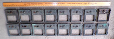 Antique Post Office Lockbox Door Lot of 16 George L. Lavery & Co. Chicago Ill. picture