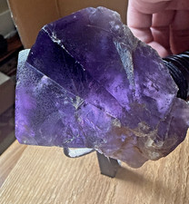 Deep Purple FLUORITE Sphalerite Cube Cluster From Taraba State, Nigeria  👾 picture