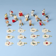 Lenox China PEANUTS 75th ANNIVERSARY Advent Calendar N/O picture
