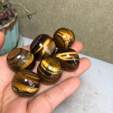 6pcs Natural yellow tiger eye semi-precious Crystal specimens 113g A3572 picture