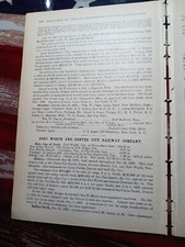 ☆1895 train report FORT WORTH & DENVER CITY RAILWAY Washburn Panhandle City TX  picture