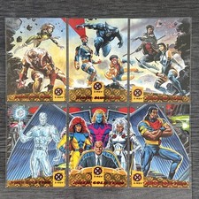 1994 Fleer Ultra X-Men Team Triptych Walmart Exclusive Complete Insert Set 1-6 picture