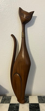 Vintage 1960s Sexton USA Cast Metal Siamese Cat Wall Plaque MCM Atomic Retro picture