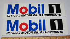 Mobil 1 Official Motor Oil & Lub fender contingency racing Decal Stickers 10.75