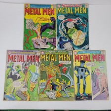 Metal Men DC Comics Lot 5 Issues 10 11 13 14 15 Silver Age (1964-1965) Low Grade picture