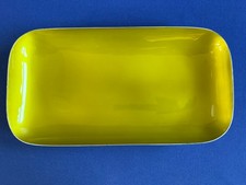 Vintage MCM Reed & Barton 1143 Embassy Green Enamel Silverplate Tray John Prip picture