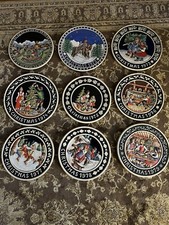 Vintage Schmid Bavarian Christmas Plate 1971 Limited 1st Edition West Germany picture