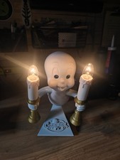 Vintage Casper the Friendly Ghost Light Up Stand 1995 Trendsetter Candelabra  picture