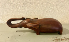 Hardwood Elephant Opium Pillow Hand-carved circa 19th to early 20th century picture