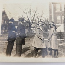 Photo Midwest Teenage Couples Well Dressed Going Out Dating 1930-40s Vintage picture