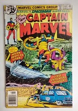 Marvel Comics Captain Marvel #60 Herb Trimpe, Irv Wantanabe Cover FN/VF 7.0 picture