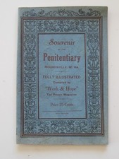 Vtg 1932 Moundsville Penitentiary Prison Photo Booklet Brochure West Virginia picture