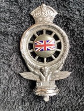 VINTAGE RAC MEMBERS  CAR BADGE  ROYAL AUTOMOBILE CLUB 1930s RARE picture