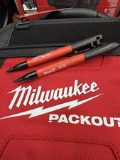 2 Milwaukee EDC Tactical / Sharpie pens with G10 point  NON Metallic picture