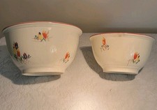 Vtg Homer Laughlin Kitchen Kraft Mixing Bowl Set. See Description For Details picture