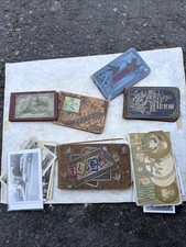 Lot of 5 Vintage Antique Victorian Autograph Albums Ephemera Old Photos Paper picture