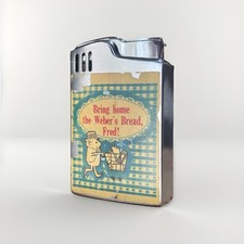 BARLOW MUSICAL LIGHTER ADVERTISING BRING HOME THE WEBERS BREAD FRED picture