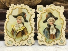 Lot of 2 Victorian Small Scraps - L3 picture