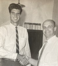 Handsome Tall Young Man Original Vintage Photo picture