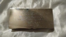 VINTAGE 1979 WALLACE SILVERPLATE BOX ENGRAVED US NAVY BAND U.S.N.B. BOB KRANE picture