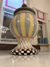 Mackenzie-Childs Taylor Globe LG Canister Odd Fellows 14